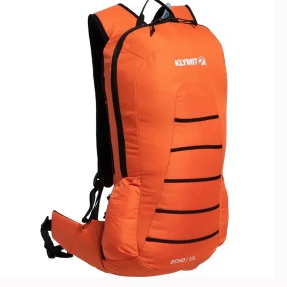 NWT - Klymit Echo 12-Liter Hydration Backpack - orange w/black trim   BH - Picture 2 of 9